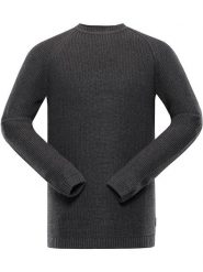 Alpine Pro Sweter "Werew" w kolorze antracytowym rozmiar: XXL. Czarne swetry nierozpinane Alpine Pro, xxl, bez wzorów, z bawełny, bez kołnierzyka, bez ramiączek. Za 140.53 zł.