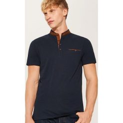 Koszulka polo ze stójką - Granatowy. Koszulki polo sportowe House. Za 59.99 zł.