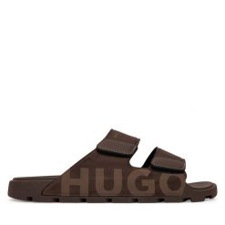 Klapki HUGO. Brązowe klapki Hugo. Za 399.99 zł.