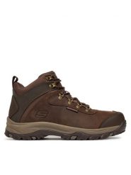 Skechers Trekkingi Relment 205240 COC Brązowy. Brązowe trekkingi Skechers, bez wzorów, z nubiku, bez zapięcia. Za 273.99 zł.