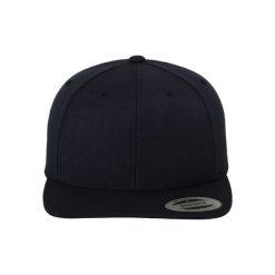 Klasyczna Czapka Snapback Dla Dorosłych Unisex. Niebieskie czapki z daszkiem FLEXFIT, bez wzorów. Za 61.99 zł.