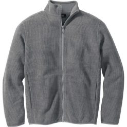Bluza z polaru w prążek Regular Fit bonprix dymny szary. Bluzy marki bonprix. Za 54.99 zł.