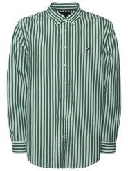 Tommy Hilfiger Koszula MW0MW42440 Zielony Regular Fit. Zielone koszule Tommy Hilfiger, m, bez wzorów, z bawełny, bez kołnierzyka, bez ramiączek. Za 329.99 zł.