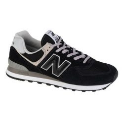Męskie Buty Sportowe Ze Skóry Ekologicznej. Czarne buty turystyczne New Balance, bez wzorów, ze skóry ekologicznej, bez zapięcia. Za 724.99 zł.