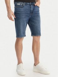 Calvin Klein Jeans Szorty jeansowe LV04RF922G Niebieski Regular Fit. Niebieskie szorty Calvin Klein Jeans, m, bez wzorów, z bawełny. Za 289.99 zł.