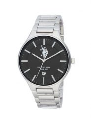 U.S. Polo Assn. Zegarek kwarcowy w kolorze srebrno-czarnym rozmiar: onesize. Szare, analogowe zegarki U.S. Polo Assn., metalowe. Za 248.58 zł.