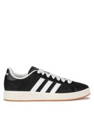 Adidas Sneakersy GRAND COURT BASE 00S IH6184 Czarny. Czarne buty sportowe casual Adidas, bez wzorów, ze skóry, bez zapięcia. Za 299.99 zł.