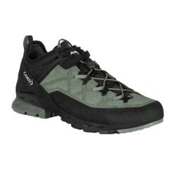 Męskie Skórzane Buty Turystyczne Rock Dfs GTX. Czarne buty turystyczne Aku, bez wzorów, bez zapięcia. Za 684.99 zł.