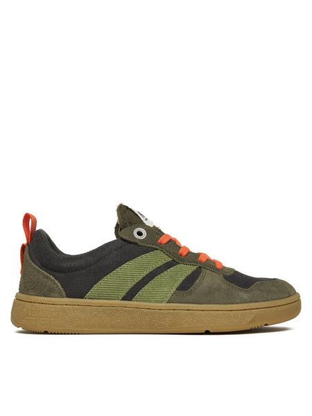 Palladium Sneakersy Pallacup Flame Sde 79505-320-M Zielony. Zielone buty sportowe casual Palladium, bez wzorów, ze skóry, bez zapięcia. Za 359.99 zł.