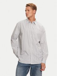 Jack&Jones Koszula Bill 12227661 Biały Loose Fit. Białe koszule Jack&Jones, l, bez wzorów, z bawełny, bez kołnierzyka, bez ramiączek. Za 89.99 zł.