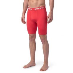 Męskie spodenki sportowe Siroko Bshorts Red M. Czerwone krótkie spodenki sportowe SIROKO, m, bez wzorów, z materiału. Za 116.00 zł.