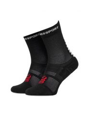 Compressport Skarpety Niskie Unisex Pro Racing V4.0 Run Low XU00047B Czarny. Czarne skarpetki sportowe Compressport, bez wzorów, z syntetyku. Za 89.99 zł.