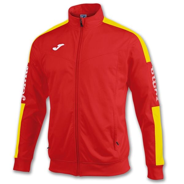 Kurtka do piłki nożnej męska Joma Championship IV. Czerwone kurtki Joma, m, bez wzorów, z materiału, bez kaptura. Za 172.99 zł.
