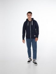 Bluza męska rozpinana z kapturem Protest NXGSYLAR. Niebieskie bluzy z kapturem Protest, l, bez wzorów, z bawełny, z kapturem. Za 353.50 zł.