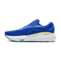 Buty do biegania męskie Brooks Adrenaline Gts 24. Niebieskie buty do biegania Brooks, bez wzorów, z materiału, bez zapięcia, do biegania. Za 872.00 zł.