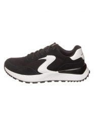 Skechers Skórzane sneakersy "Fury - Fury Lace Low" w kolorze czarno-białym rozmiar: 42,5. Białe buty sportowe casual Skechers, bez wzorów, z materiału, bez zapięcia. Za 262.95 zł.