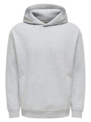 ONLY & SONS Bluza "Dane" w kolorze jasnoszarym rozmiar: S. Szare bluzy Only & Sons, s, bez wzorów, z kapturem. Za 164.95 zł.