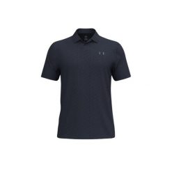 Koszulka polo z nadrukiem Under Armour Matchplay. Niebieskie koszulki polo Under Armour, m, bez wzorów, bez kołnierzyka, bez ramiączek, na golfa. Za 312.50 zł.