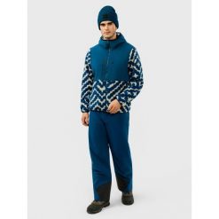 KORE Hoodie Men. Niebieskie bluzy Head, uniwersalny, bez wzorów, z polaru, bez kaptura. W wyprzedaży za 688.00 zł.