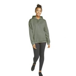 Bluza z kapturem Gildan Midweight Softstyle. Zielone bluzy z kapturem GILDAN, m, bez wzorów, z bawełny, z kapturem. Za 114.80 zł.