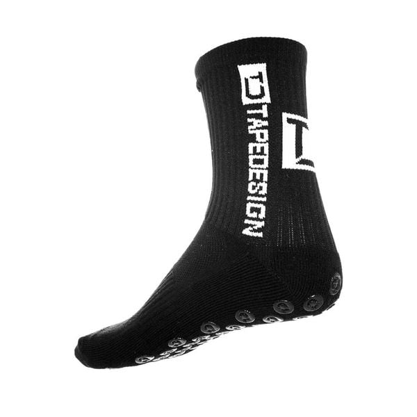 Klasyczne skarpety o średniej długości Tape Design. Czarne skarpety TAPEDESIGN, bez wzorów. Za 154.60 zł.