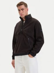 Tommy Hilfiger Polar MW0MW44679 Czarny Regular Fit. Czarne bluzy z polaru Tommy Hilfiger, m, bez wzorów, z polaru, bez kaptura. Za 849.99 zł.