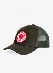Czapka z daszkiem Fjallraven 1960 Logo Langtradarkeps. Zielone czapki z daszkiem Fjällräven, na lato, bez wzorów, z bawełny. Za 174.49 zł.