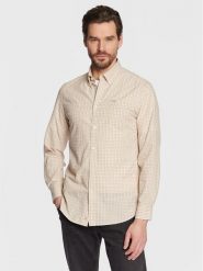 Pepe Jeans Koszula Lincoln PM307740 Beżowy Slim Fit. Brązowe koszule Pepe Jeans, m, bez wzorów, z bawełny, bez kołnierzyka, bez ramiączek. Za 169.99 zł.