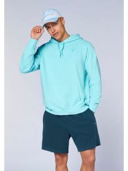 Chiemsee Bluza w kolorze błękitnym rozmiar: XL. Niebieskie bluzy Chiemsee, xl, bez wzorów, z kapturem. Za 123.45 zł.