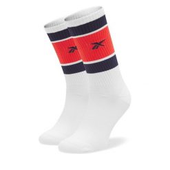 Skarpety Wysokie Męskie Reebok. Białe skarpety Reebok, bez wzorów. Za 59.99 zł.