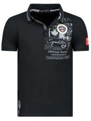 Canadian Peak Koszulka polo "Karueneak" w kolorze czarnym rozmiar: S. Czarne koszulki polo Canadian Peak, s, bez wzorów, z bawełny, bez kołnierzyka, bez ramiączek. Za 88.43 zł.