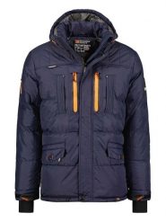 Geographical Norway Kurtka zimowa "Basilboli" w kolorze granatowym rozmiar: XXL. Niebieskie kurtki Geographical Norway, na zimę, xxl, bez wzorów, bez kaptura. Za 300.78 zł.