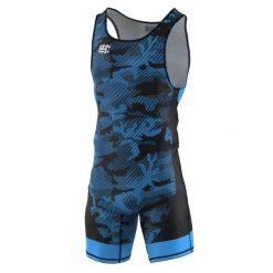Trykot zapaśniczy męski EXTREME HOBBY HAVOC. Niebieskie odzież kompresyjna EXTREME HOBBY, l, bez wzorów, z elastanu, na fitness i siłownię. Za 188.00 zł.