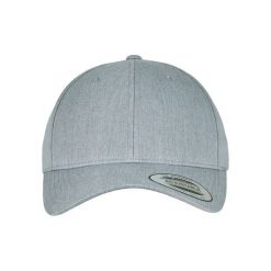 Czapka Flexfit curved classic. Szare czapki z daszkiem FLEXFIT, bez wzorów, z bawełny. Za 67.40 zł.