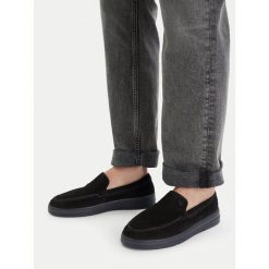 Półbuty G-Star. Czarne eleganckie półbuty G-Star, bez wzorów, bez obcasa, bez zapięcia. Za 158.99 zł.