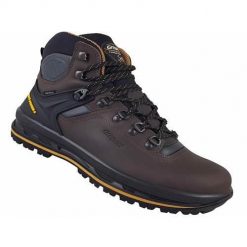 Buty trekkingowe męskie Grisport Marrone Dakar. Brązowe buty trekkingowe Grisport, bez wzorów, z gumy, za kostkę, bez zapięcia, trekkingowe. Za 579.00 zł.