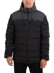 Kurtka uliczna męska Fundango Passat Padded. Szare kurtki Fundango, l, bez wzorów, z materiału, z kapturem. Za 399.90 zł.