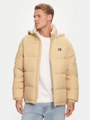 Tommy Jeans Kurtka zimowa DM0DM20003 Beżowy Relaxed Fit. Brązowe kurtki Tommy Jeans, na zimę, m, bez wzorów, z jeansu, bez kaptura. Za 549.99 zł.