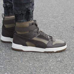 Buty lifestyle męskie Puma RBD Game WTR 387604 08. Brązowe buty sportowe casual Puma, bez wzorów, bez zapięcia. Za 274.40 zł.