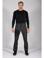 Maul Sport Softshellowe spodnie trekkingowe "Seilschaft" w kolorze antracytowo-czarnym rozmiar: 28. Czarne spodnie treningowe długie Maul Sport, bez wzorów. Za 404.99 zł.