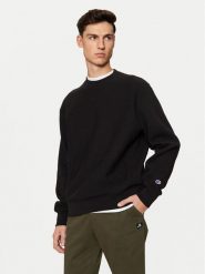Champion Bluza 220707 Czarny Relaxed Fit. Czarne bluzy Champion, m, bez wzorów, z bawełny, bez kaptura. Za 199.99 zł.