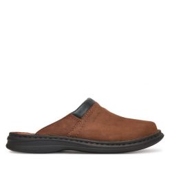 Klapki Josef Seibel. Brązowe klapki Josef Seibel. Za 329.99 zł.
