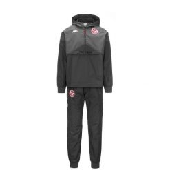 Bluza dresowa 1/2 z kapturem Tunisie Asteody 2024. Szare bluzy z kapturem Kappa, xl, bez wzorów, z dresówki, z kapturem. W wyprzedaży za 355.25 zł.