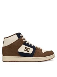 DC Sneakersy MANTECA 4 HI ADYS100743-TB2 Brązowy. Brązowe buty sportowe casual DC, bez wzorów, ze skóry, bez zapięcia. Za 299.99 zł.