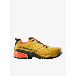 Buty turystyczne męskie La Sportiva Akyra II. Żółte buty trekkingowe La Sportiva, bez wzorów, bez zapięcia, trekkingowe. Za 660.99 zł.