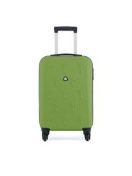 Semi Line Walizka kabinowa T5703-1 Zielony. Zielone walizki Semi-line, bez wzorów, z tworzywa sztucznego. Za 179.99 zł.