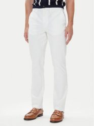 Tommy Hilfiger Chinosy Denton Essential MW0MW40262 Biały Straight Fit. Białe eleganckie spodnie Tommy Hilfiger, m, z bawełny. Za 369.99 zł.