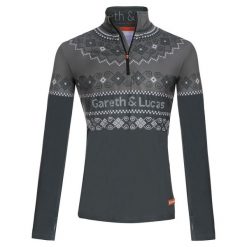 Bluza narciarska Męska Gareth & Lucas Eighty-Two. Białe bluzy z polaru GARETH & LUCAS, na zimę, m, bez wzorów, z elastanu, bez kaptura. Za 229.99 zł.
