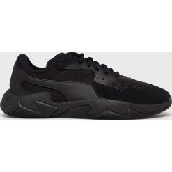Puma - Buty Storm Origin. Czarne buty sportowe casual Puma, bez wzorów, z materiału, z okrągłym noskiem, bez zapięcia. Za 399.90 zł.