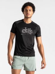 Dare 2b Koszulka sportowa "Tech" w kolorze czarnym rozmiar: XL. Czarne t-shirty sportowe Dare 2B, bez wzorów, z materiału, bez ramiączek, outdoorowe. Za 53.95 zł.